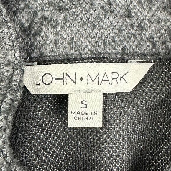 John Mark Tunic Vest Top Womens S Gray Artsy Geometric Print Western Boho Soft - Picture 13 of 15